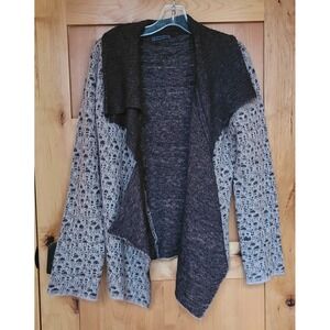 Oska Wool Alpaca Blend Open Cardigan LARGE Minimalist Scandinavian Heritage Fall